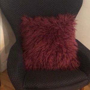 Faux mohair 22 x 22 pillow cover